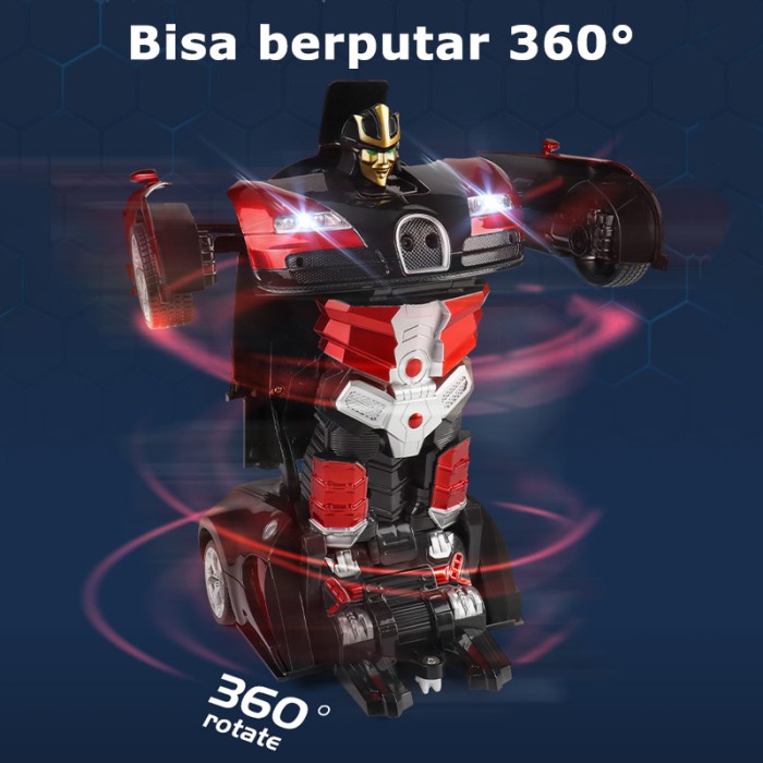 READY STOK RUILIN MOBIL ROBOT REMOTE CONTROL JUMBO 2.4GHZ RC MOBIL ROBOT DENGAN LAMPU BISA MENJADI