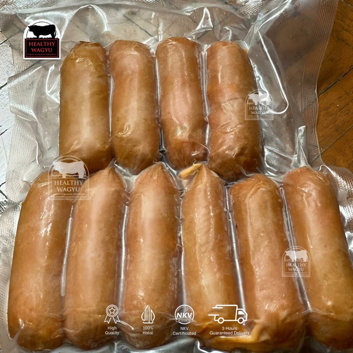 

Lezat- CHEESE SAUSAGE 400GR
