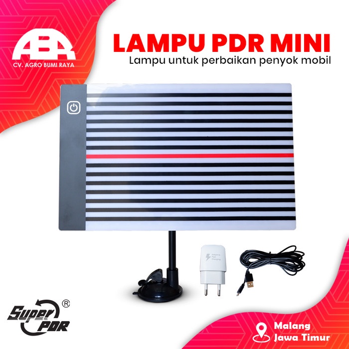 LAMPU GARIS LED PERBAIKAN PENYOK PDR BISA DI CHARGE ORIGINAL