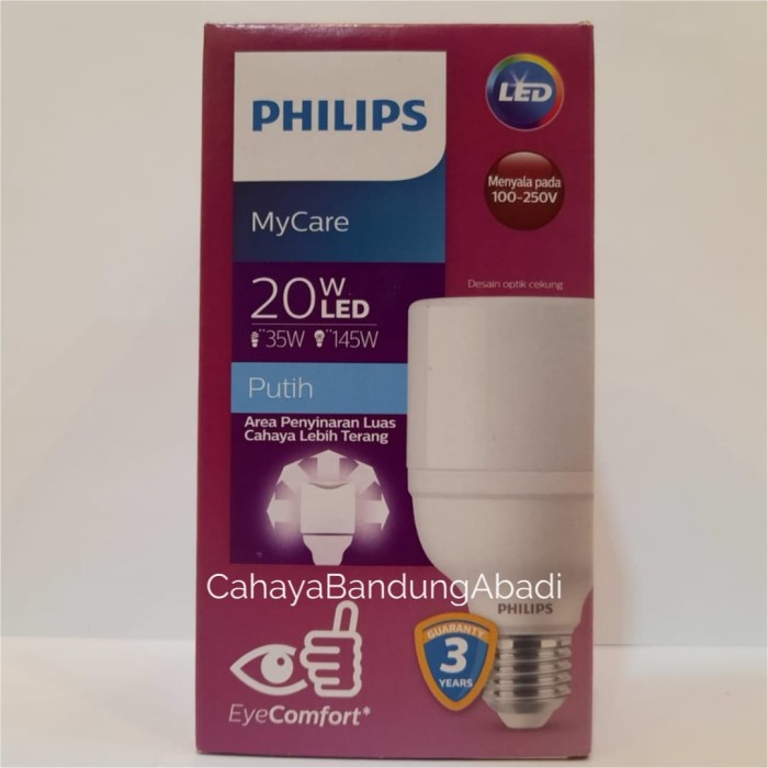 Lampu Philips LED Bright 20 Watt Putih Kuning