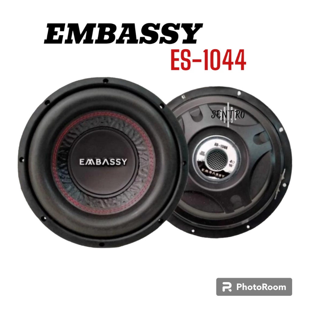 Subwoofer 10 Inch Embassy ES-1044 Double Coil Embassy Speaker Mobil