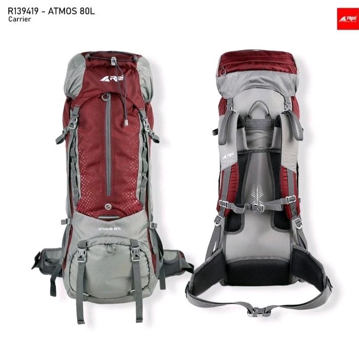 Tas Gunung Original Arei Atmos 80L Dapat Raincover Arei Outdoorgear Promo
