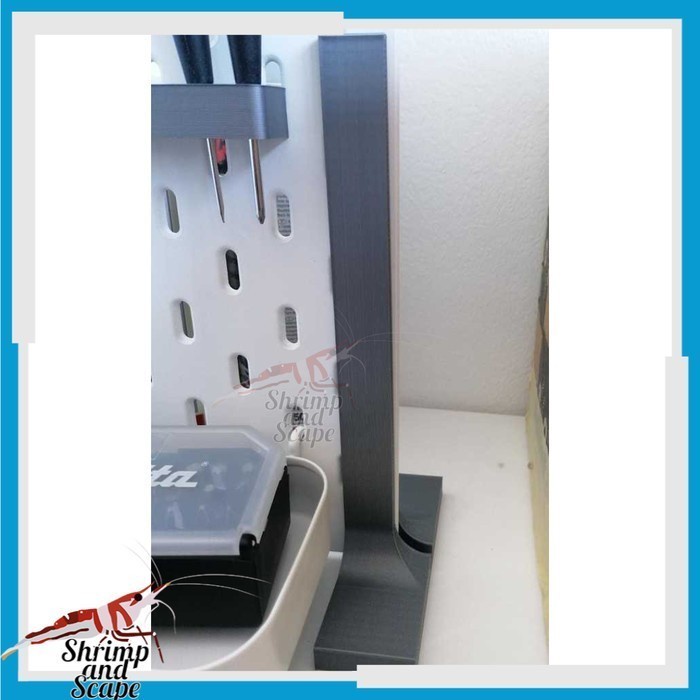 

TERLARIS Pegboard Standing Foot Rak Meja Standing Tanpa Bor Dinding Kaki Wadah