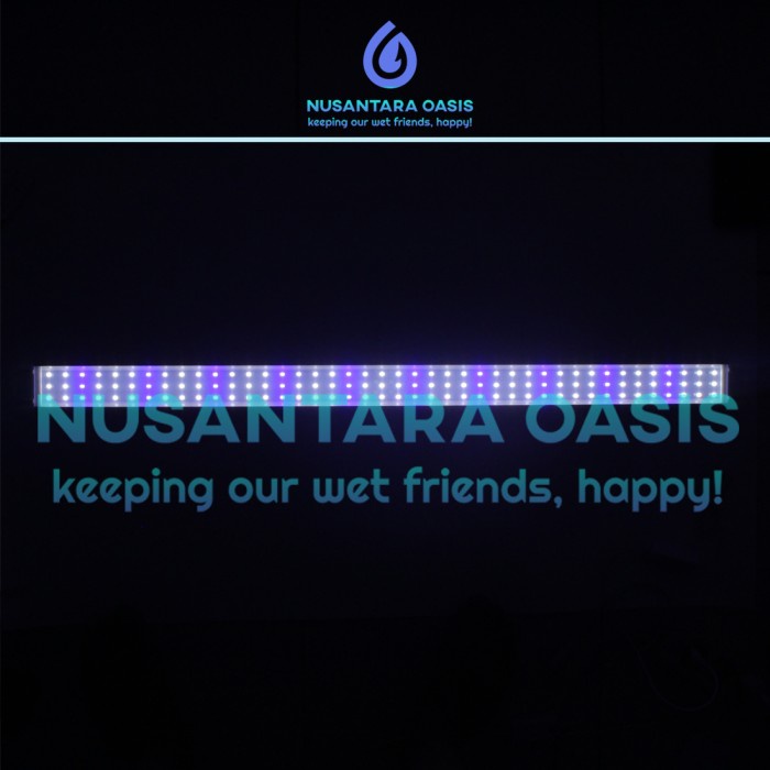 Pet- LAMPU LED AQUARIUM LED RECENT RCG-1018-SW 36WATT 100CM PUTIH AQUASCAPE