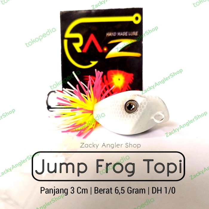 Promo Terbatas Jump Frog Topi 3 Cm Raz Lure Aman
