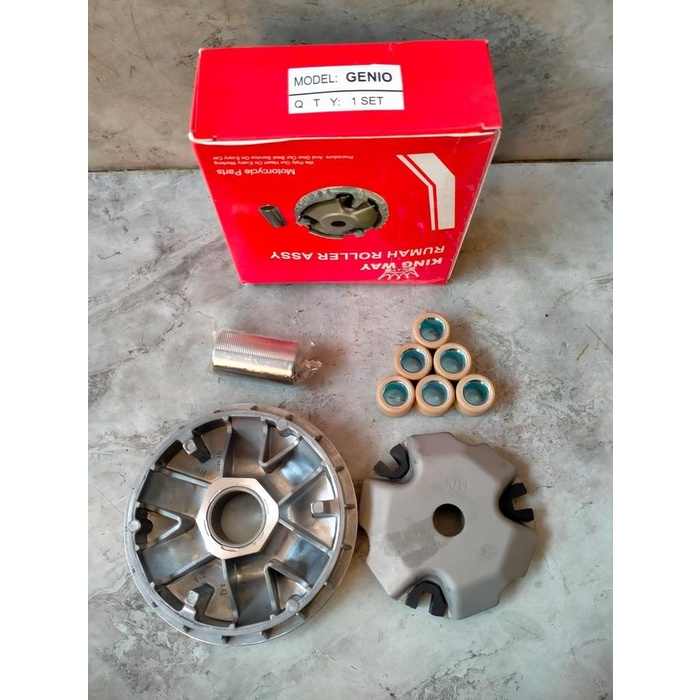 TERLARIS (KW) RUMAH ROLLER ASSY GENIO BEAT NEW LED 2020 SCOOPY FI ESP LED 2021 KOJ