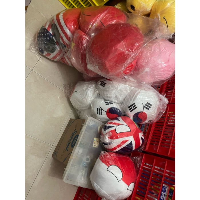 Best Seller Boneka Bola Dunia Boneka Country Ball Mini 20Cm Sip Hadiah Ulang Tahun