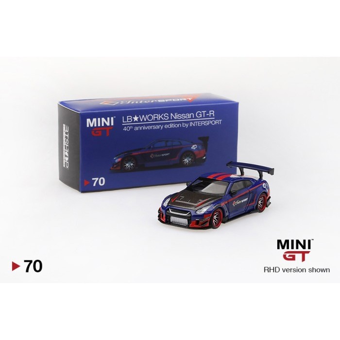 SALE MINI GT 70 LB WORKS NISSAN GTR R35 INTERSPORT INDONESIA EXCLUSIVE READYY