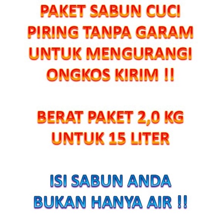 JTTOP" PAKET SABUN CUCI PIRING / BAHAN BAKU SABUN CUCI PIRING "RAJA KIMIA"