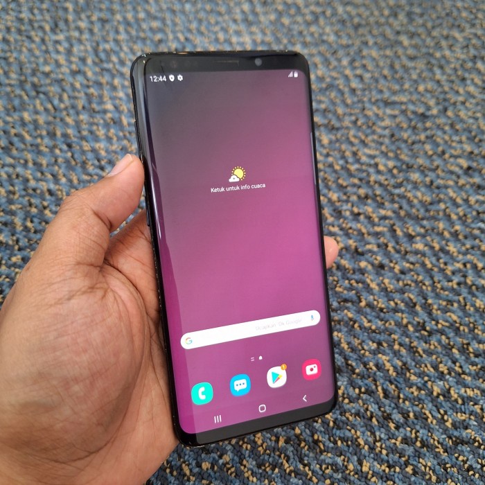 Handphone Hp Samsung Galaxy S9 Plus 6/64 Seken Second Murah Bekas *