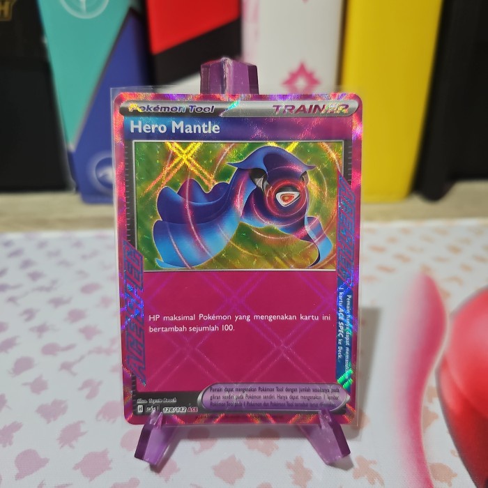 Hero Mantle Ace Spec Sv5S Original Indonesia Kartu Pokemon