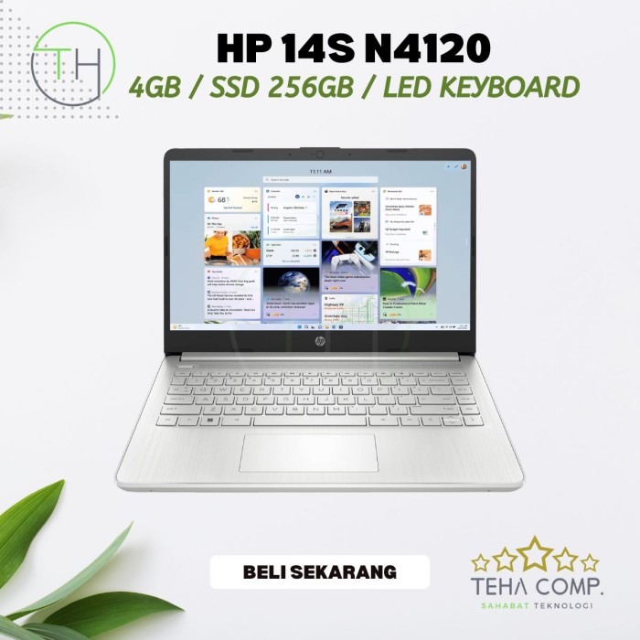 Laptop Core i5 Ci5 Ci3 Netbook 14 Inch 12in Notebook Intel AMD Bekas *