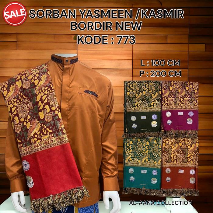 Terlaris sorban kasmir yasmin bordir original SALE