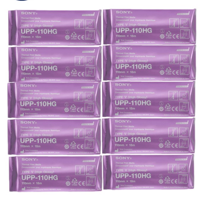 

Kertas USG SONY UPP 110HG TYPE V (High Glossy) Kebutuhan Rumah Sakit dan Klinik 10 Roll