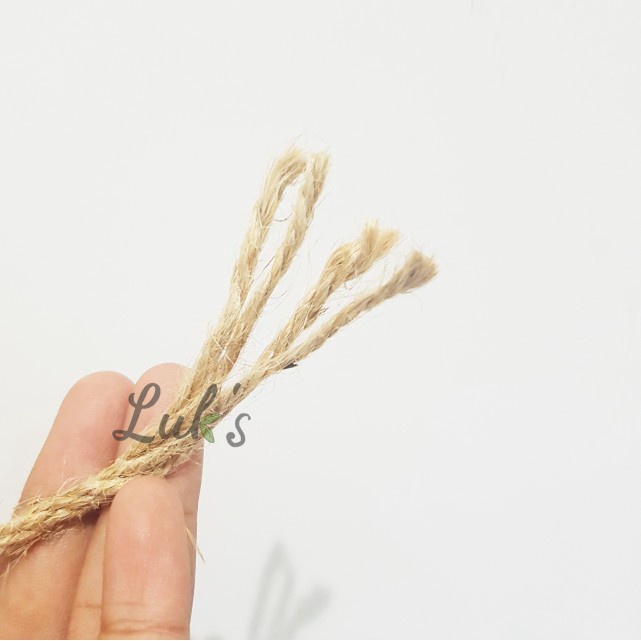 

(GoodSeller) Tali goni 4 ply 5mm meteran - tali tambang goni - tampar goni - rami