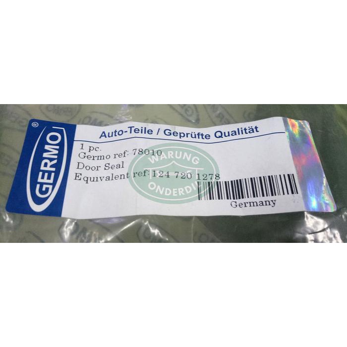 Hemat Karet Pintu Dpn Mercedes Benz W124