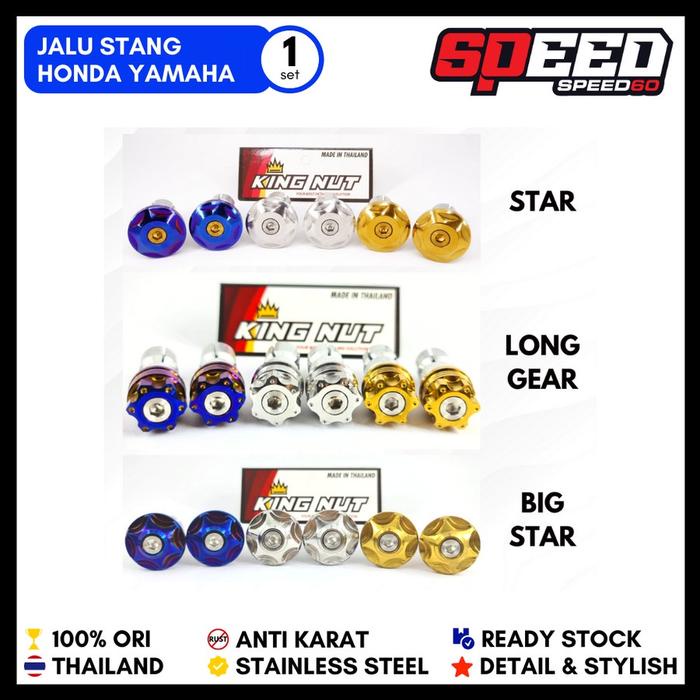 Jalu Stang Thailand Honda Universal Probolt Stainless Steel Thailand King Nut Thailand