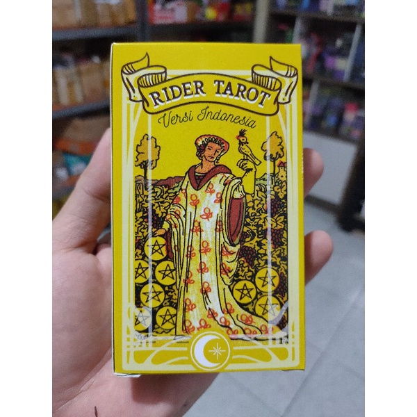 Tarot Rider Bahasa Indonesia 12x7cm lengkap dengan clue