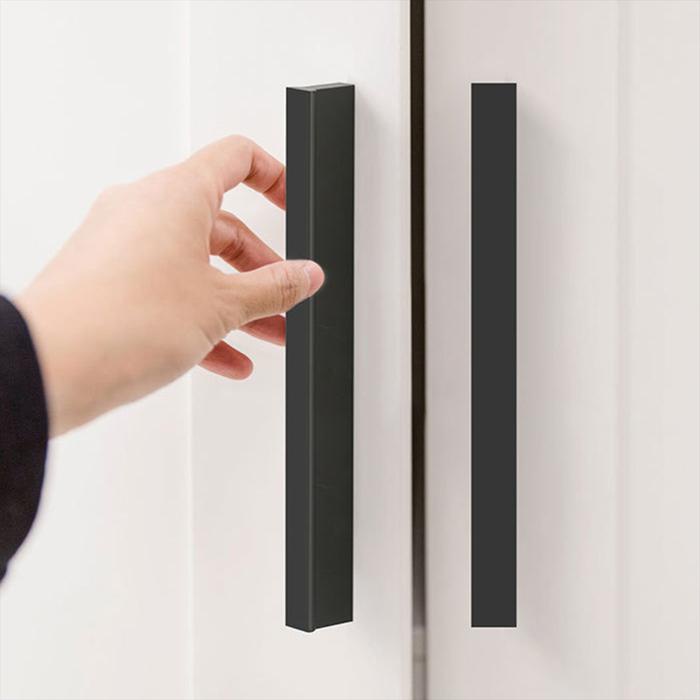 1 Meter Handle Laci Minimalis Hitam Handel Pintu Lemari Panjang Handle Lemari Gagang Pintu Lemari