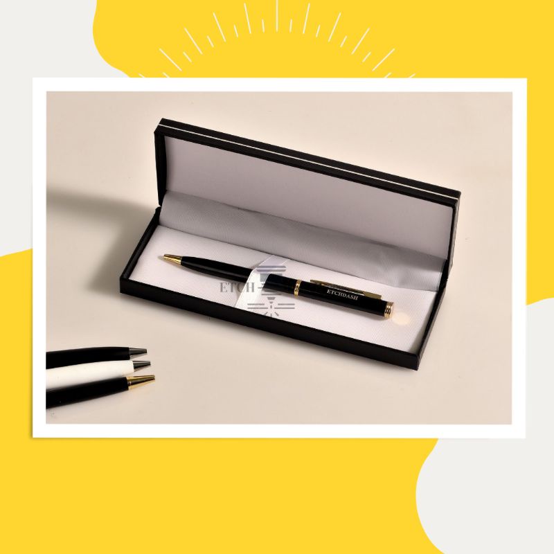Pulpen Eksklusif Free Grafir Nama/Logo + Box Pulpen Custom Souvenir Pulpen - Pulpen Promosi