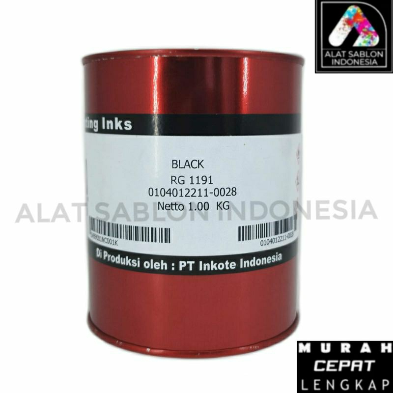 

TintaRg 1191 Black RoyalGuardTintaSablonPvc1Kg