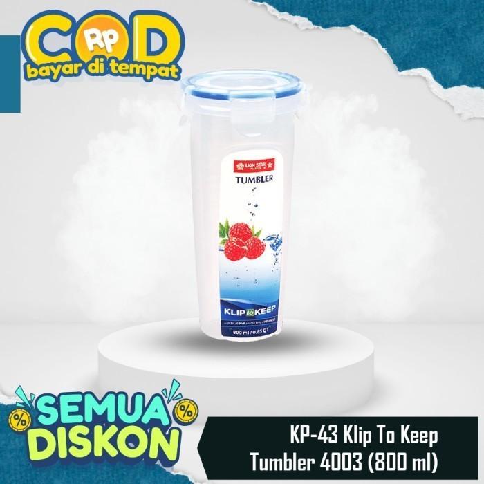 BERKUALITAS MICTON Lion Star KP-45 Klip To Keep Mix Shaker 4101 500ml Botol Fitnes Sealware 4 Sisi