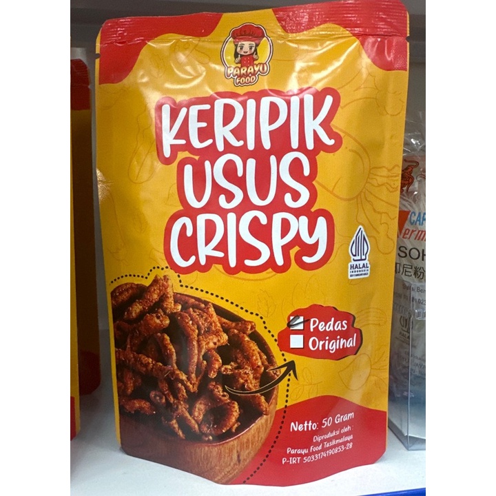 

PARAYU FOOD KULIT USUS KRISPI PEDAS 50GR