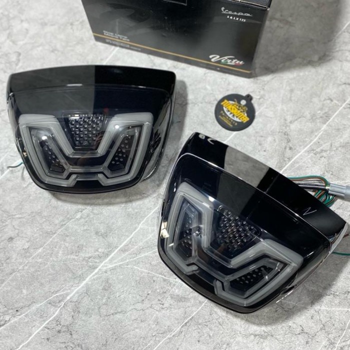 READY Virtu Stoplamp Running LED DRL Original Vespa S LX LXV