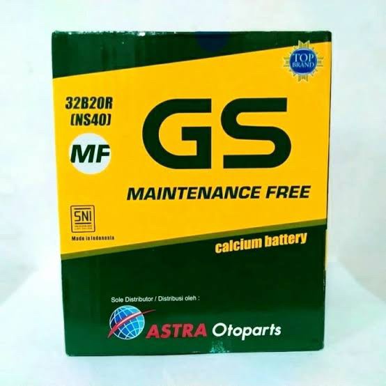 AKI GS NS40 AKI KERING UNTUK MOBIL XENIA ORIGINAL