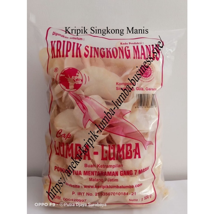 

(TopSeller) Kripik Singkong 500 Gram Cap Lumba-Lumba