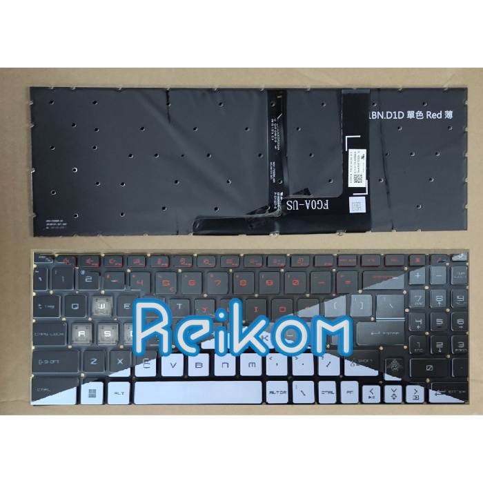 Keyboard Msi Katana Gf66 11Uc 11Ud 11Ue 12Ud Gf76 12Uc 12Ue