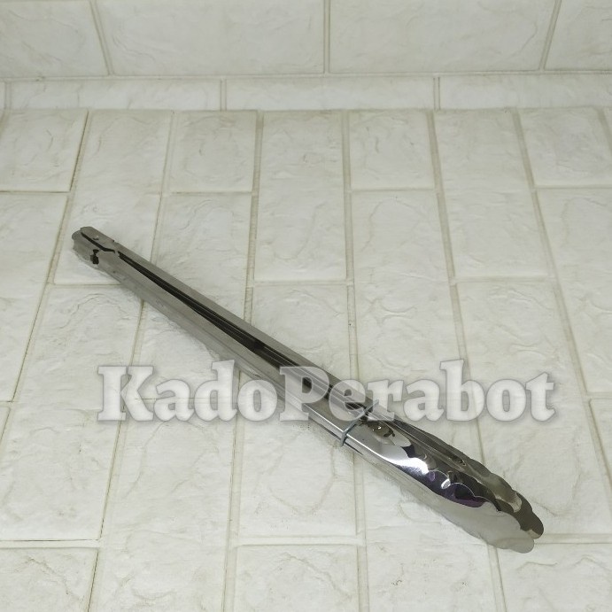 capitan food clip stainless steel 40cm - capitan panjang jumbo bbq