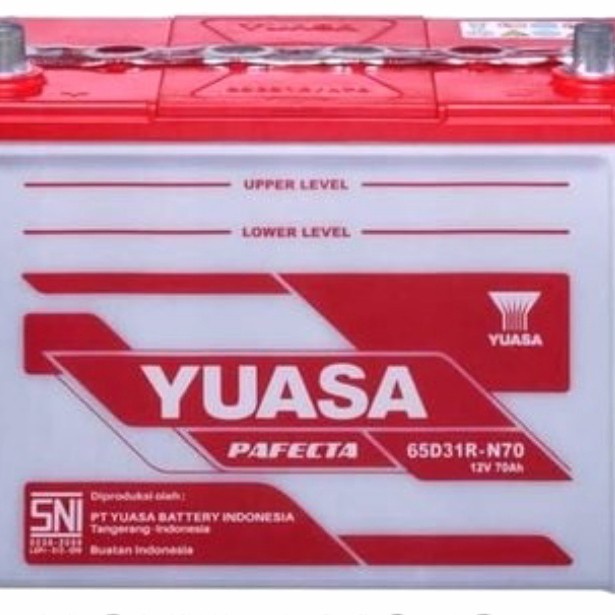 Aki mobil Yuasa N70 basah 65D31R