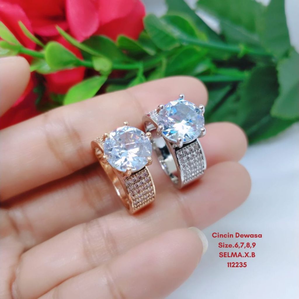 Cincin Perhiasan Aksesoris Lapis Emas C70