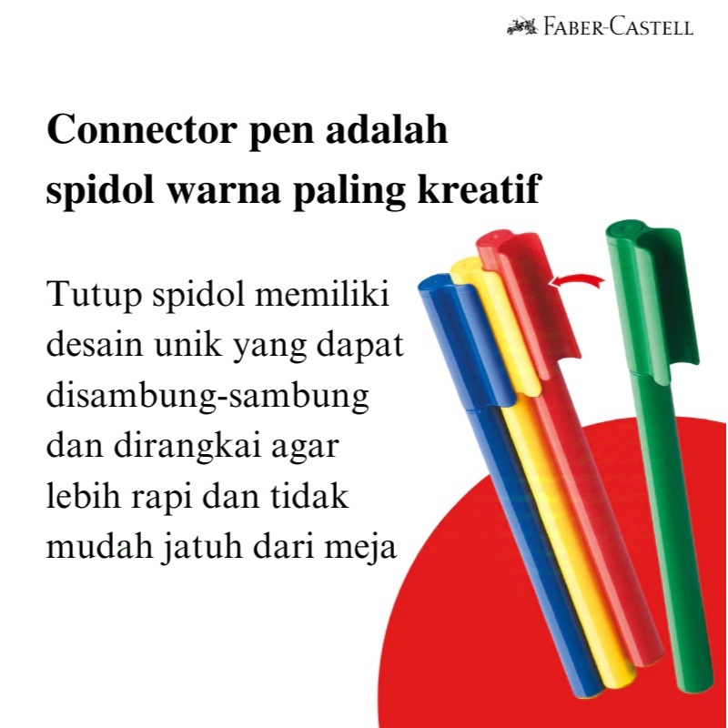 

Faber Castell Connector Pen Set 30 Spidol Warna