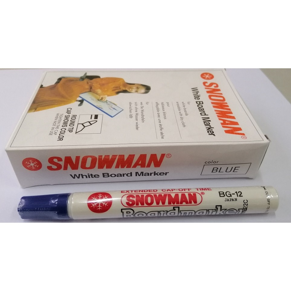 

Spidol Snowman Bg-12 Whiteboard - 1 Lusin