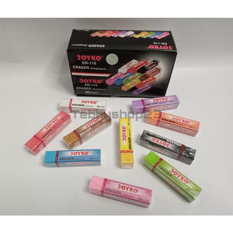 

1Pack Isi 30Pcs Penghapus Joyko Panjang Grosir