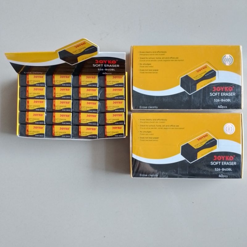 

Penghapus Stip Eraser Joyko 526 B-40Bl Kecil Hitam ( 40 Pcs ) [ Original ]