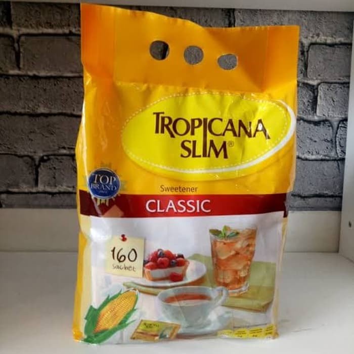 

Tropicana Slim Classic 160 Sachet Sweetener Pemanis Gula Diet