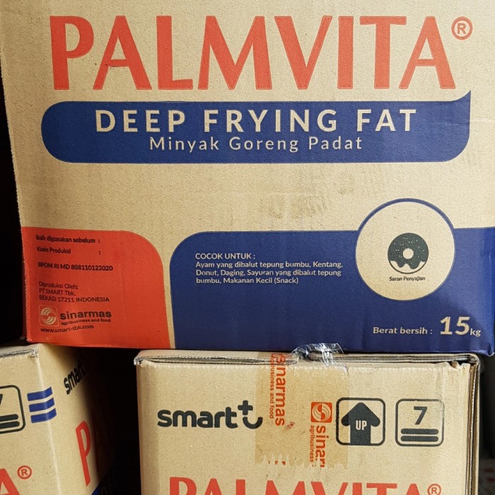 

Minyak goreng padat palmvita deep fry 15kg