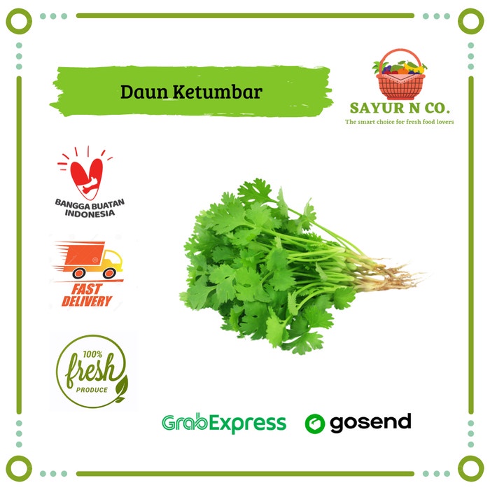 

Daun Ketumbar / Wansui / Corriander Leaves Sayur N Co Bekasi