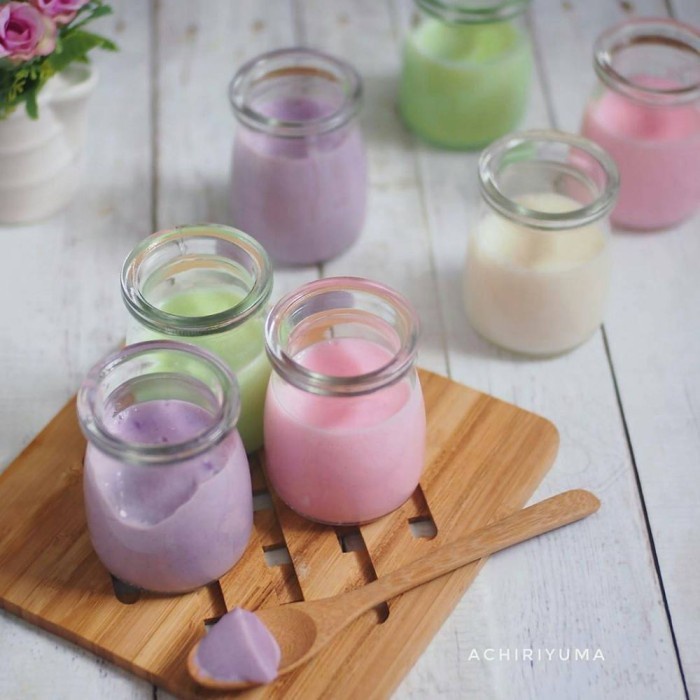(Expert) Toples Jar Kaca Botol Jar Kaca Pudding Jar Jar Yoghurt + Tutup