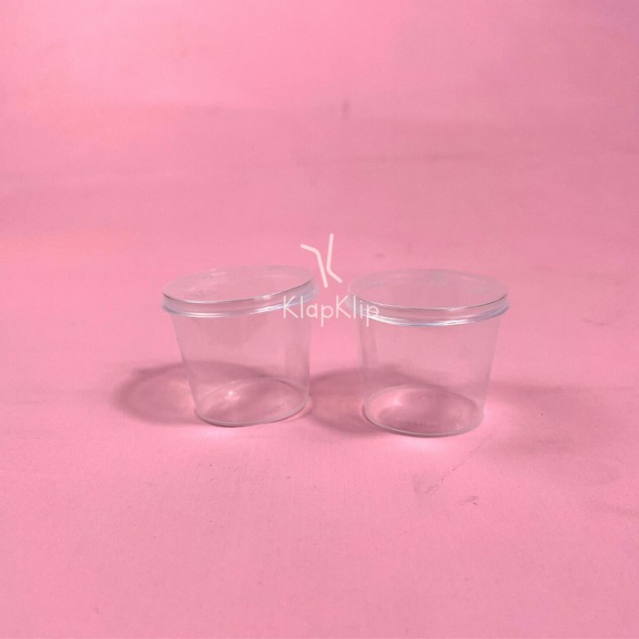 (Expert) Cup Saus Sambal 25ml - Thinwall Cup Slime Kecil Mini Plastik Tebal