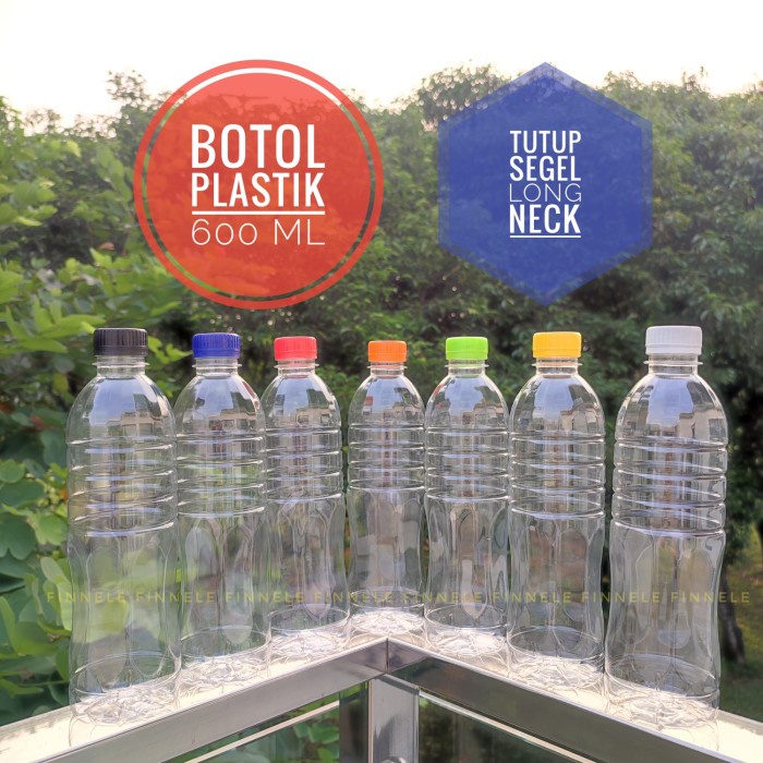 (Expert) Botol Plastik 600 ml / Botol AMDK / Botol Almond / Botol Jamu LN