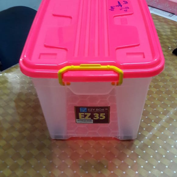 (Expert) Container Box Ezy Box 35 liter - Ezy 35 kotak serbaguna ada roda