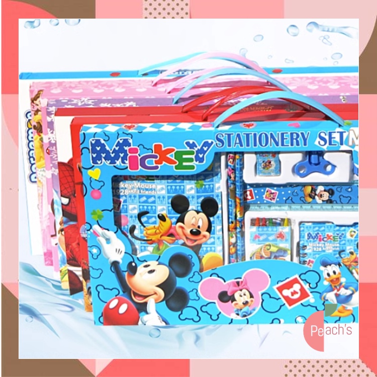 

PEACHs - S5982 Set Alat Tulis 8 In 1 / Set Alat Tulis Anak Motif Kartun / Set Alat Tulis 8 In 1 Lucu