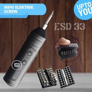 Rechargeable Mini Elektrik Screwdriver - Obeng Mini Elektrik