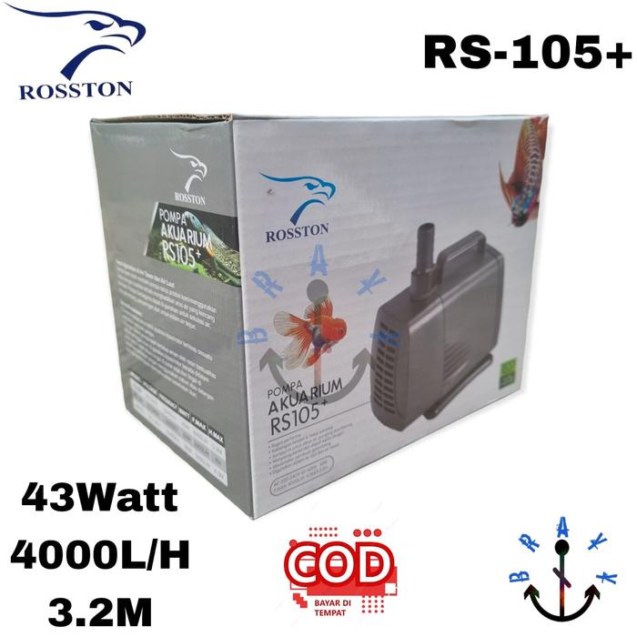 Purrfect Grooming Pompa Aquarium Kolam 4000Lh Low Watt Submersible Pump Rosston Rs 105+