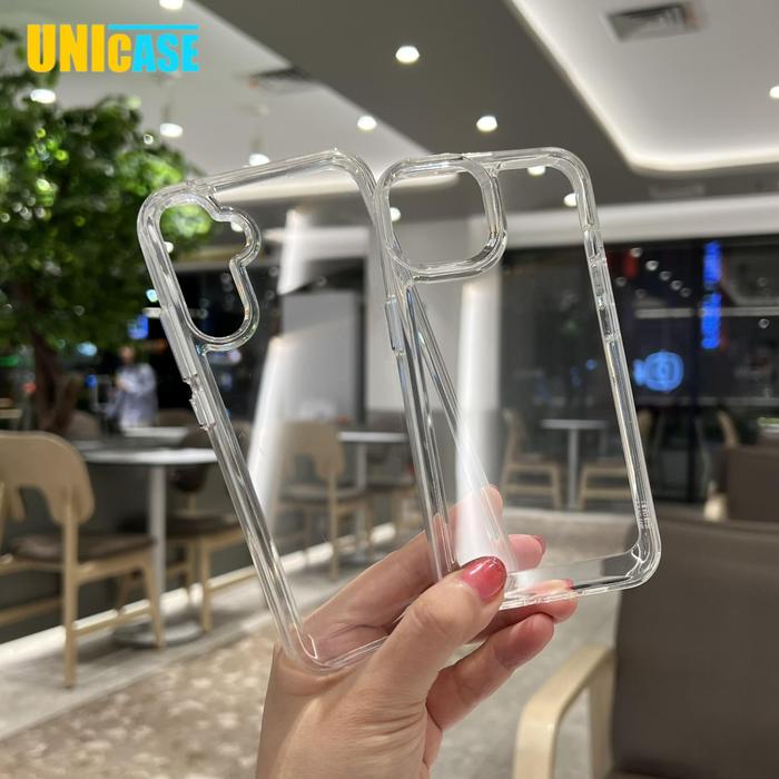 Nakula Sadewi Fuze Hybrid Akrilik Clear Case Compatible For Oppo Cover Plastik