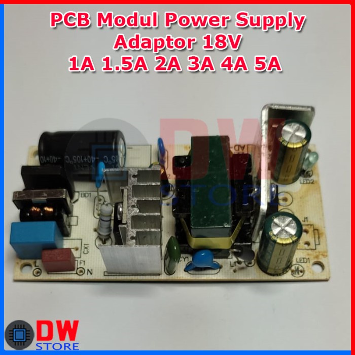 PCB Modul Power Supply Adaptor 18V 24V 36V 1A 1.5A 2A 3A 3.5A 4A 5A